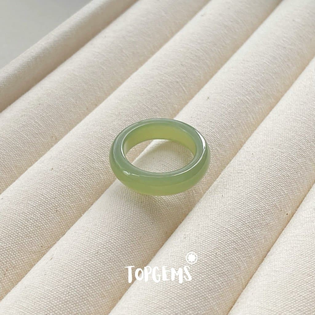 [CÓ KIỂM ĐỊNH] Tổng Hợp Nhẫn Ngọc Hoà Điền Tự Nhiên Nam Nữ Chủng Cao Đẹp TOPGEMS - HOẢ TỐC, TẶNG HỘP