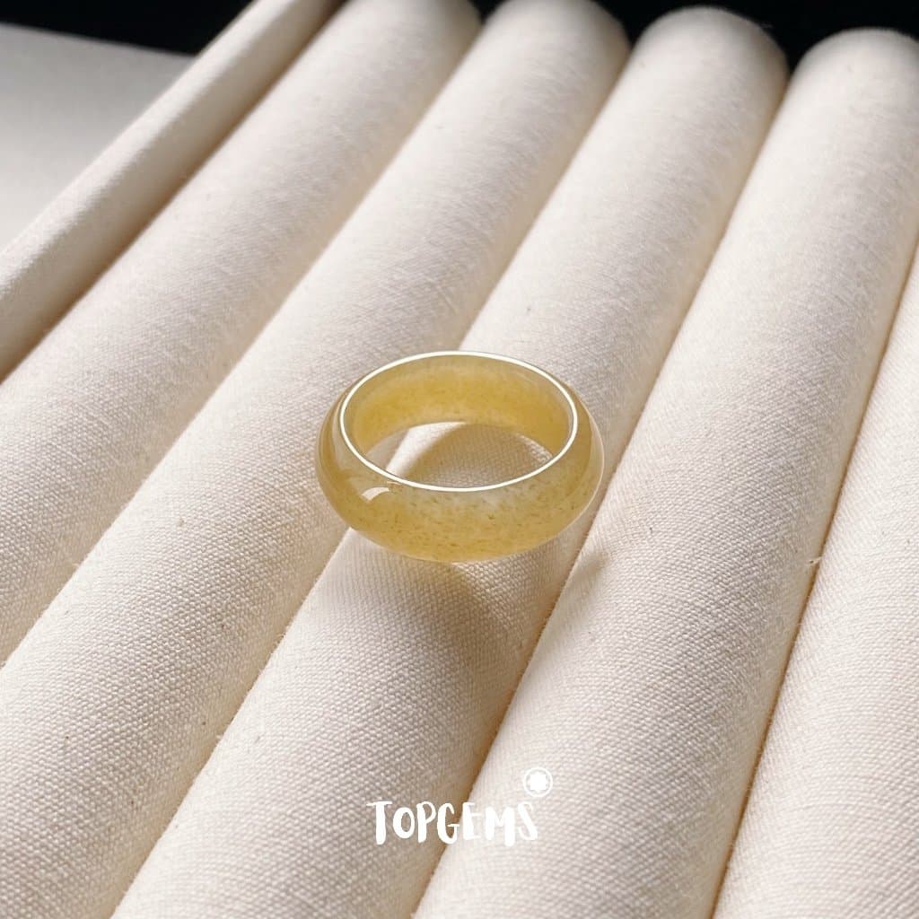 [CÓ KIỂM ĐỊNH] Tổng Hợp Nhẫn Ngọc Hoà Điền Tự Nhiên Nam Nữ Chủng Cao Đẹp TOPGEMS - HOẢ TỐC, TẶNG HỘP