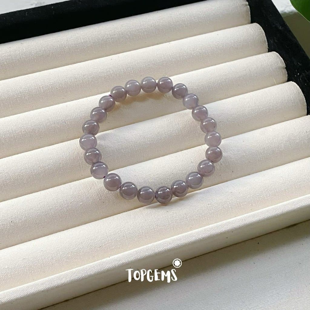 Vòng Chuỗi Ngọc Hoà Điền Yên Tử 8mm Tự Nhiên TOPGEMS - SHIP HOẢ TỐC TẶNG KÈM HỘP