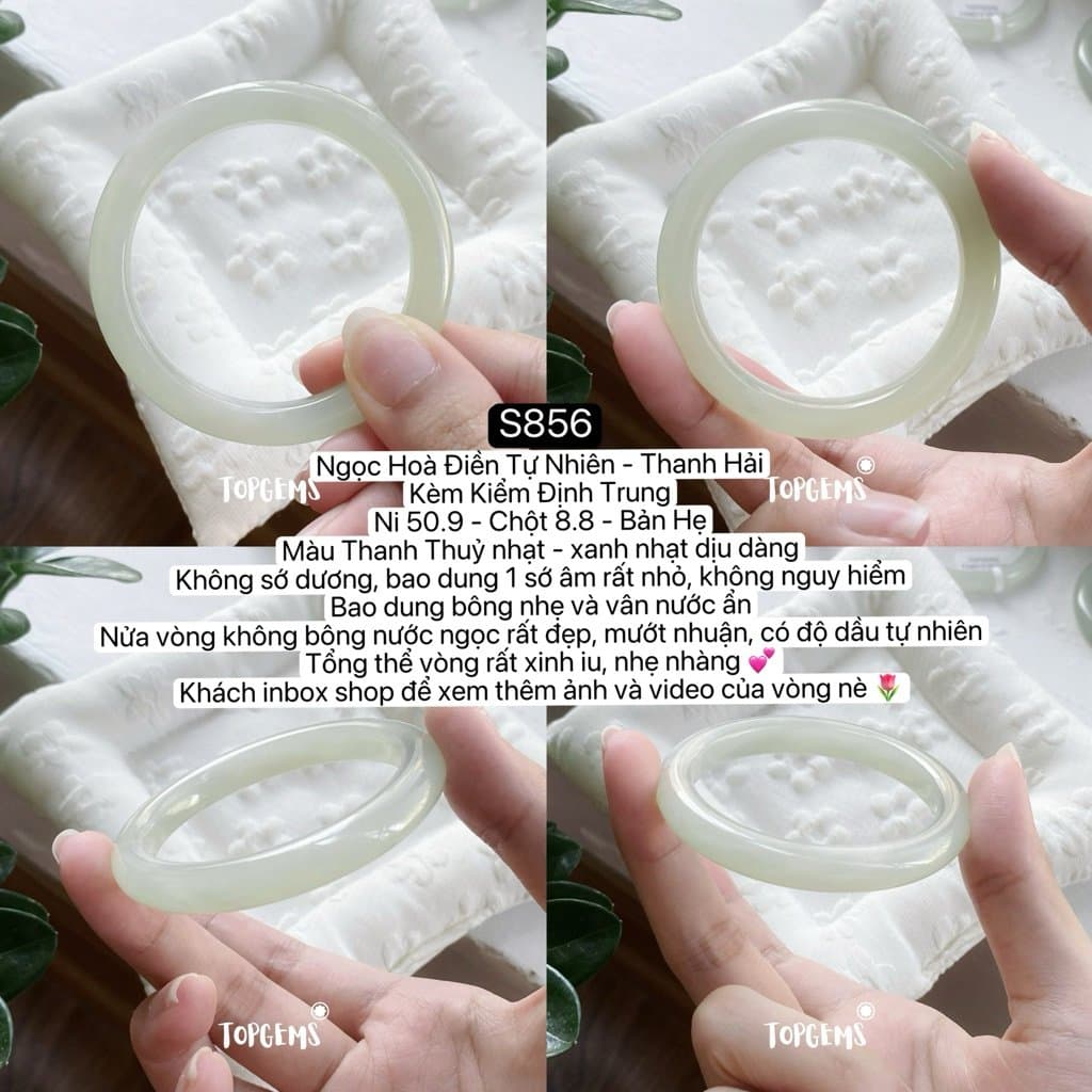 Tổng Hợp Vòng Bản Ngọc Hoà Điền Tự Nhiên Hàng Đẹp TOPGEMS Vòng Bản Đũa Vòng Bản Hẹ Vòng Dingdang
