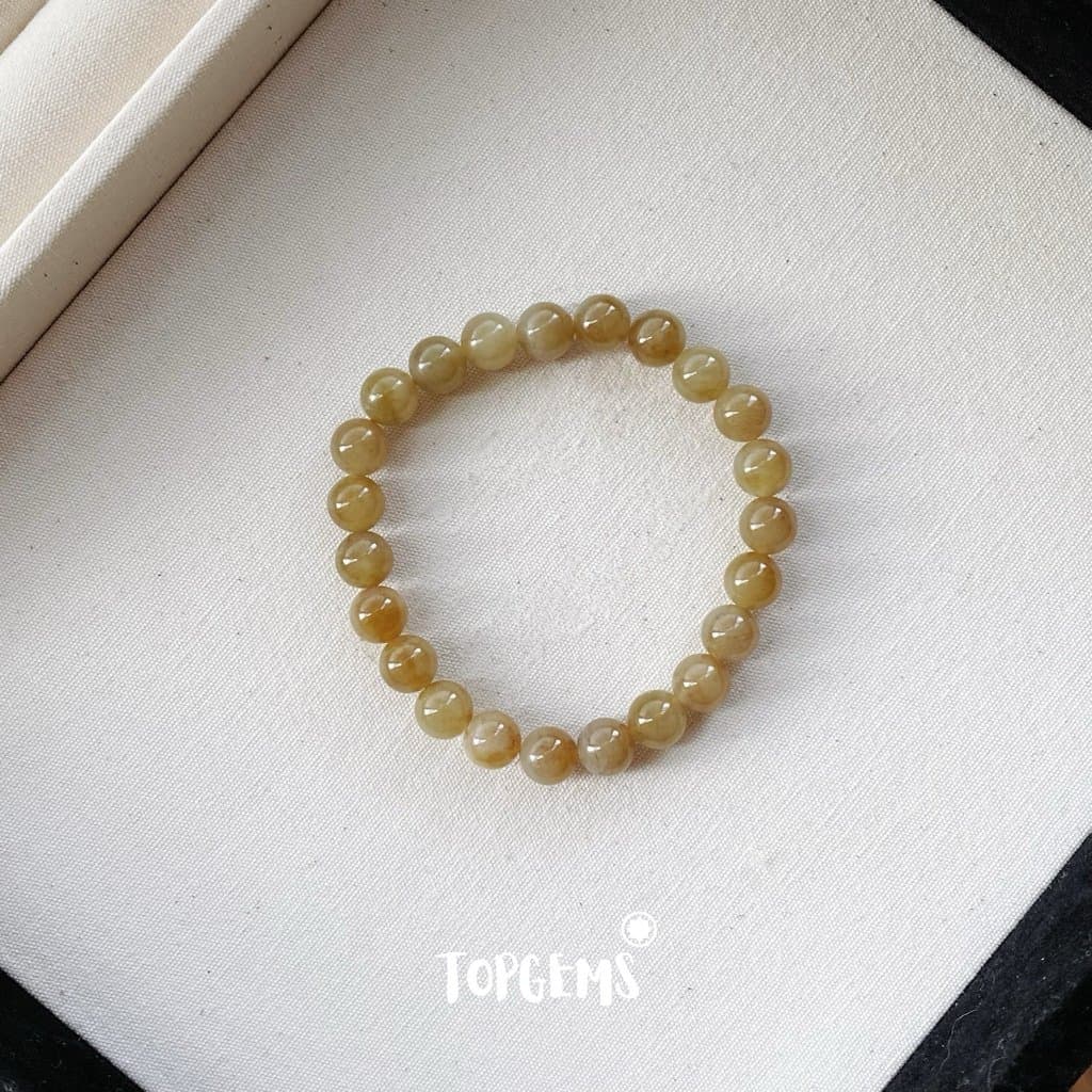 [HOẢ TỐC - TẶNG HỘP] Vòng Tay Chuỗi Ngọc Hoà Điền Tự Nhiên Vòng Nhập Môn Size 6mm đến 12mm TOPGEMS