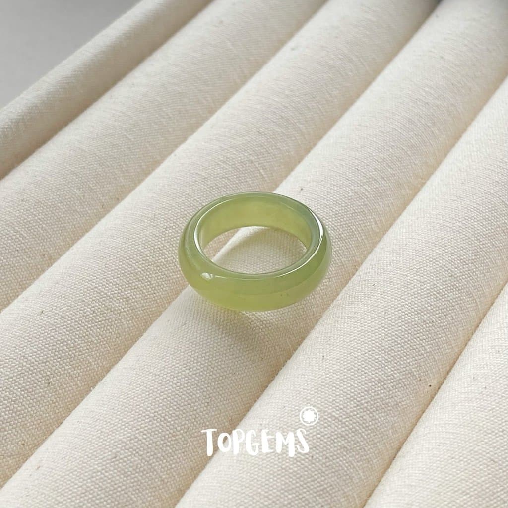 [CÓ KIỂM ĐỊNH] Tổng Hợp Nhẫn Ngọc Hoà Điền Tự Nhiên Nam Nữ Chủng Cao Đẹp TOPGEMS - HOẢ TỐC, TẶNG HỘP