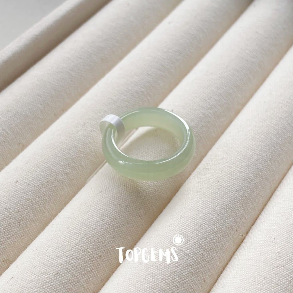 [CÓ KIỂM ĐỊNH] Tổng Hợp Nhẫn Ngọc Hoà Điền Tự Nhiên Nam Nữ Chủng Cao Đẹp TOPGEMS - HOẢ TỐC, TẶNG HỘP