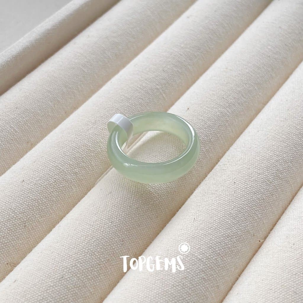 [CÓ KIỂM ĐỊNH] Tổng Hợp Nhẫn Ngọc Hoà Điền Tự Nhiên Nam Nữ Chủng Cao Đẹp TOPGEMS - HOẢ TỐC, TẶNG HỘP
