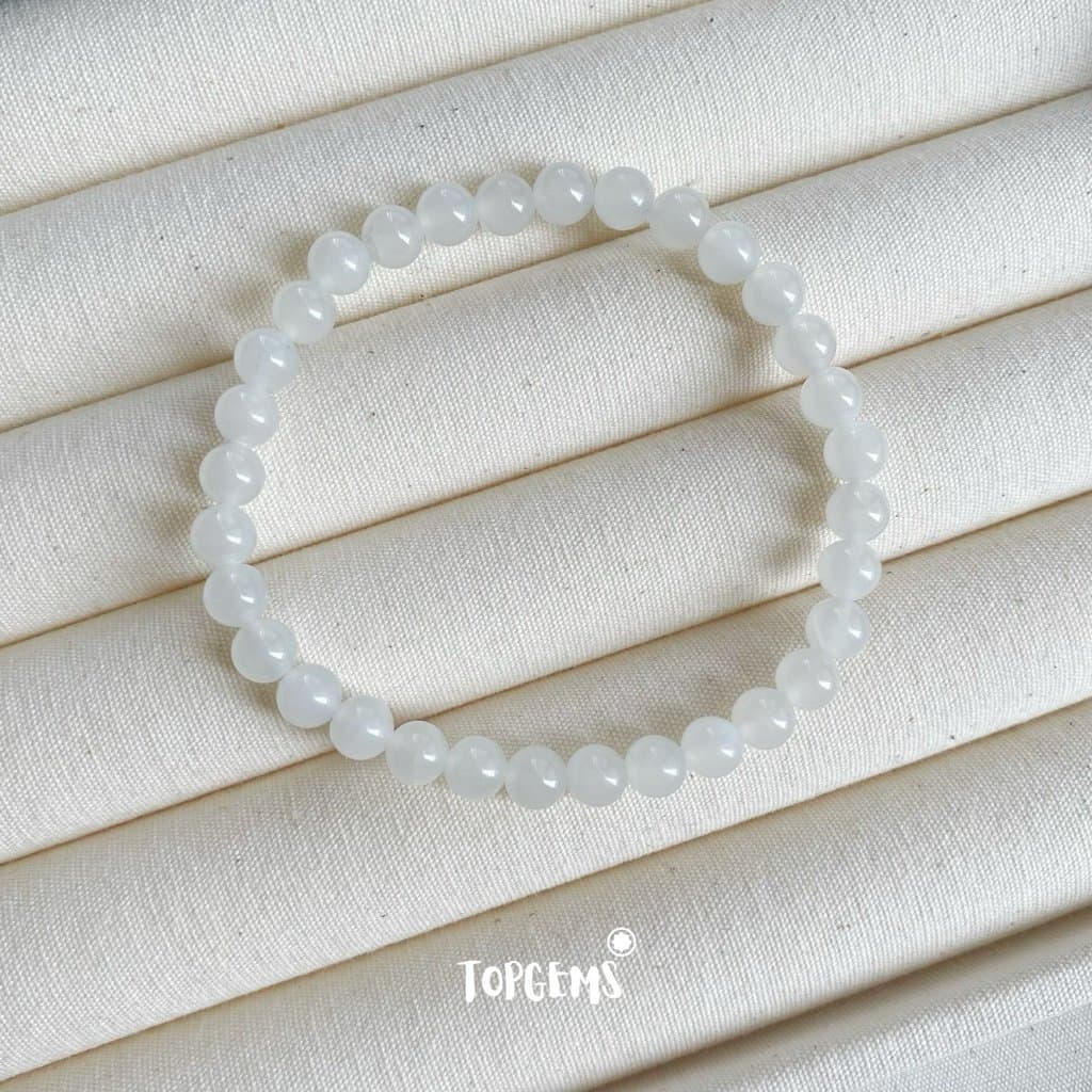 Vòng Tay Chuỗi Ngọc Hoà Điền Tự Nhiên Vòng Nhập Môn 6 li đến 12 li TOPGEMS [SHIP HOẢ TỐC] - TẶNG KÈM HỘP VA026 - Ảnh bìa