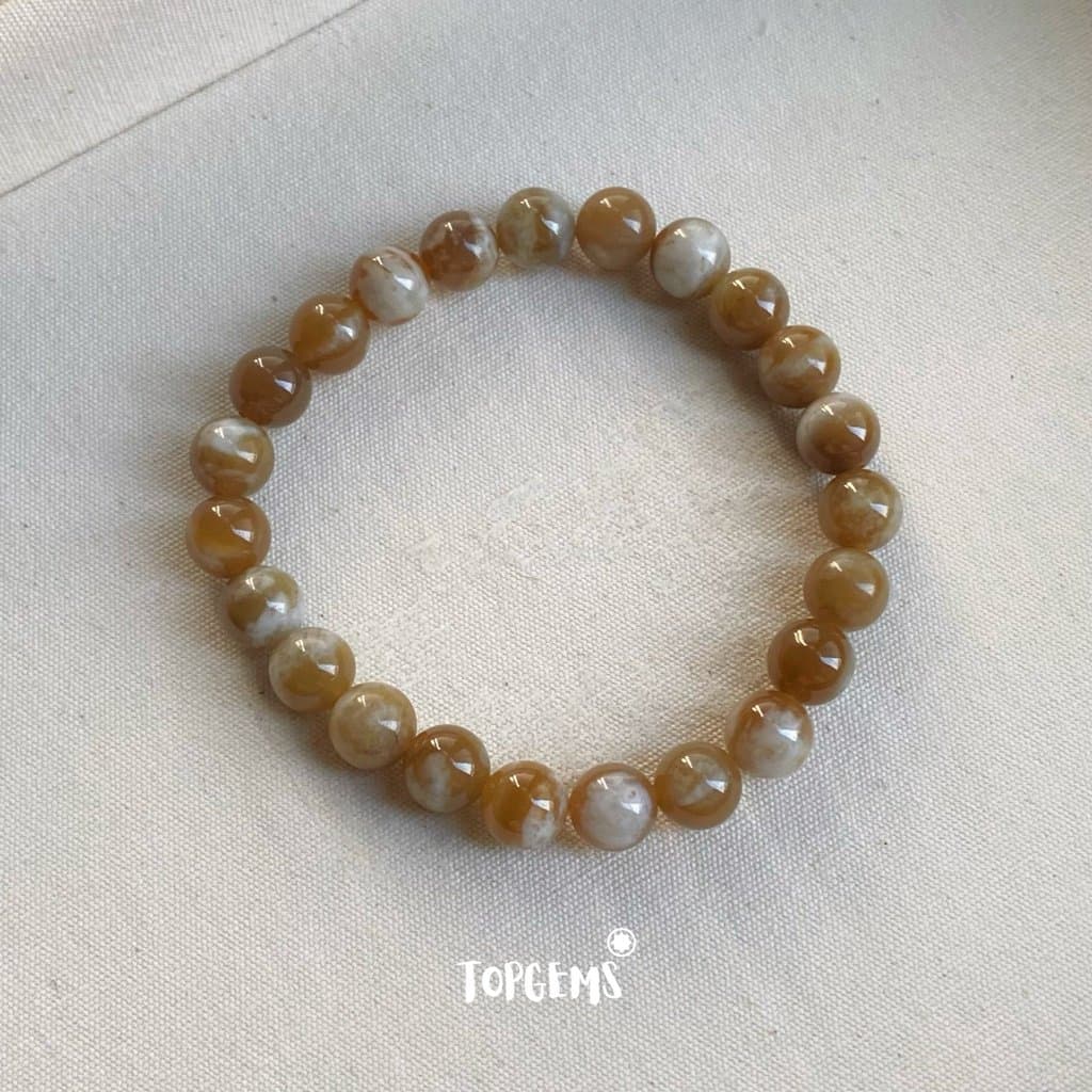 Vòng Tay Chuỗi Ngọc Hoà Điền Tự Nhiên Vòng Nhập Môn 6 li đến 12 li TOPGEMS [SHIP HOẢ TỐC] - TẶNG KÈM HỘP
