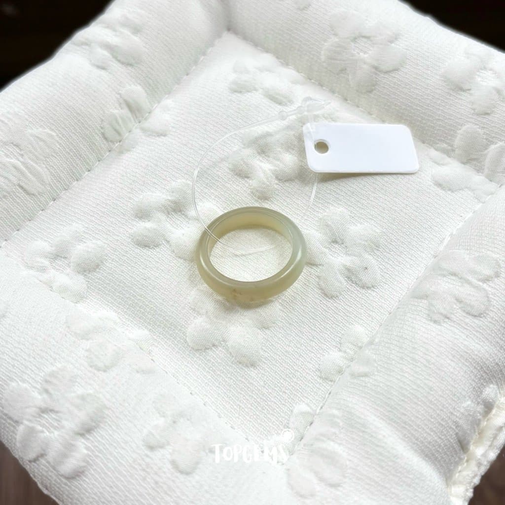 [TẶNG KÈM HỘP] Tổng Hợp Nhẫn Ngọc Hòa Điền Tự Nhiên Phong Thủy May Mắn - Chọn Mẫu Theo Mệnh & Sở Thích