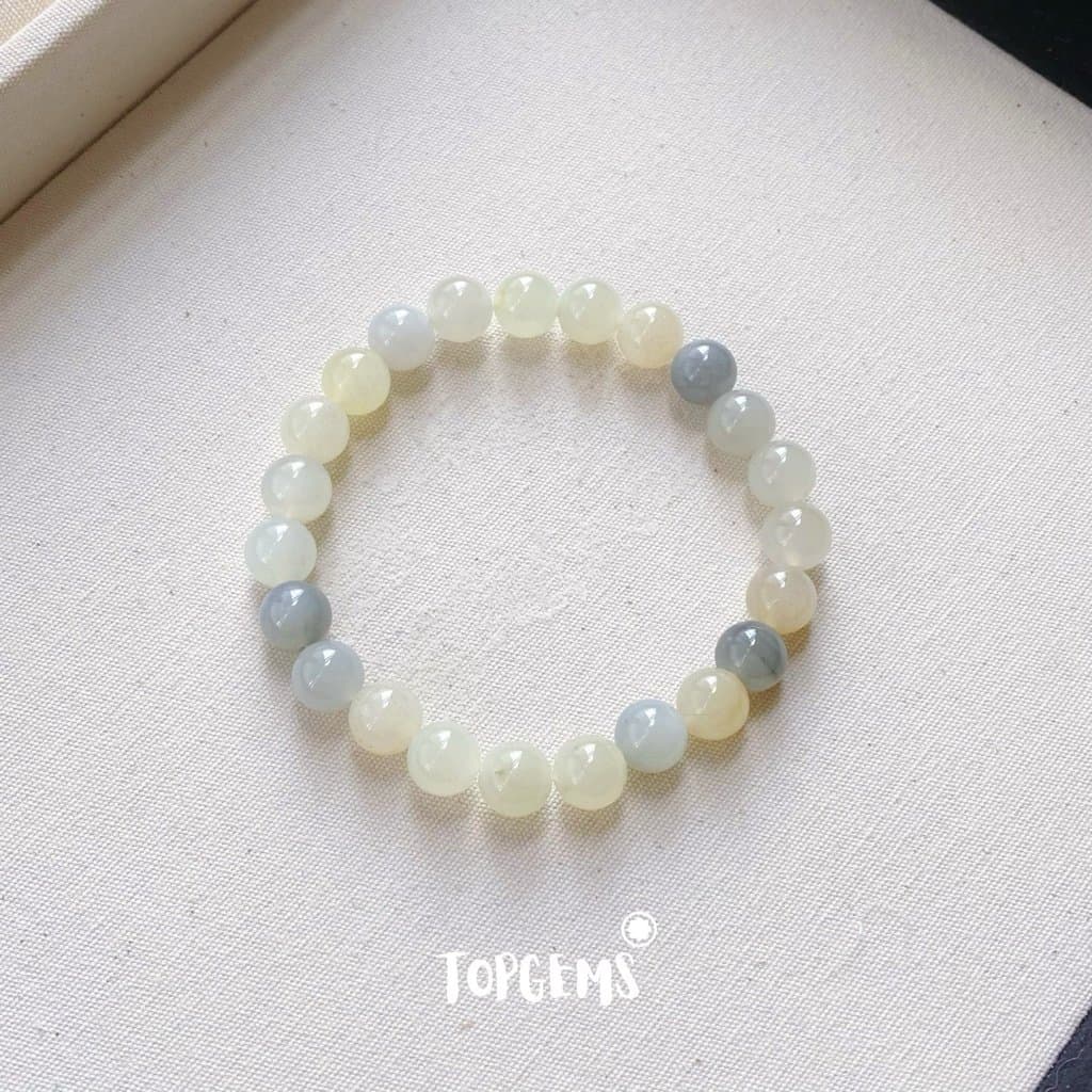 [HOẢ TỐC - TẶNG HỘP] Vòng Tay Chuỗi Ngọc Hoà Điền Tự Nhiên Vòng Nhập Môn Size 6mm đến 12mm TOPGEMS VA289 - Ảnh bìa