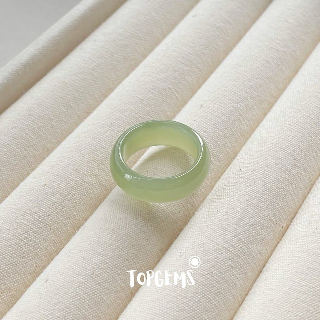 [CÓ KIỂM ĐỊNH] Tổng Hợp Nhẫn Ngọc Hoà Điền Tự Nhiên Nam Nữ Chủng Cao Đẹp TOPGEMS - HOẢ TỐC, TẶNG HỘP