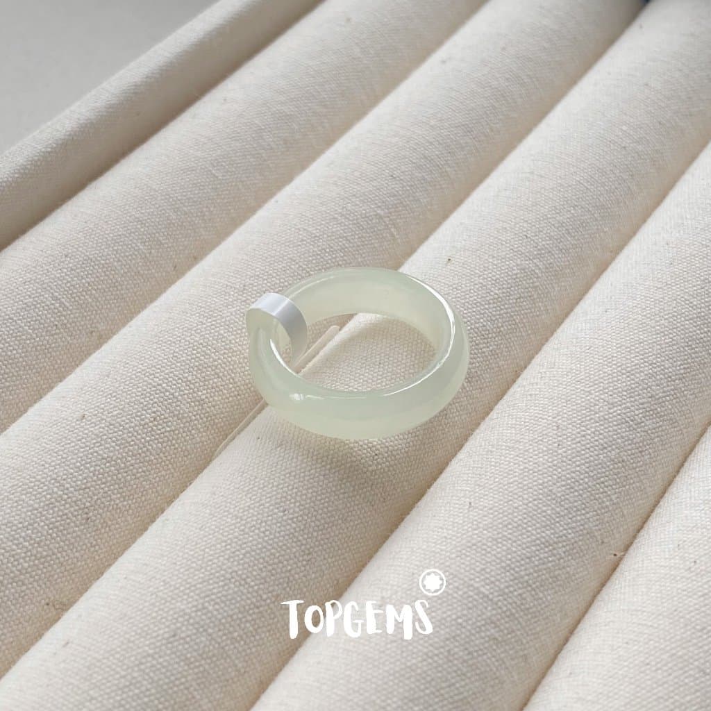 [CÓ KIỂM ĐỊNH] Tổng Hợp Nhẫn Ngọc Hoà Điền Tự Nhiên Nam Nữ Chủng Cao Đẹp TOPGEMS - HOẢ TỐC, TẶNG HỘP