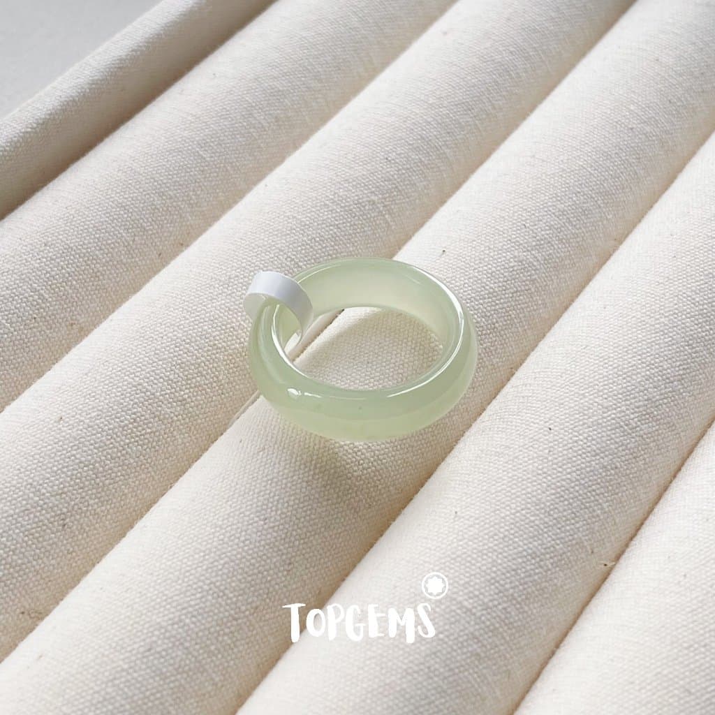 [CÓ KIỂM ĐỊNH] Tổng Hợp Nhẫn Ngọc Hoà Điền Tự Nhiên Nam Nữ Chủng Cao Đẹp TOPGEMS - HOẢ TỐC, TẶNG HỘP