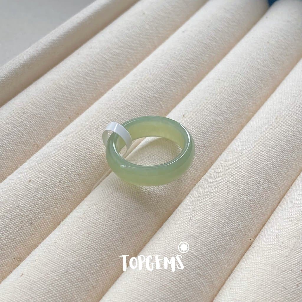 [CÓ KIỂM ĐỊNH] Tổng Hợp Nhẫn Ngọc Hoà Điền Tự Nhiên Nam Nữ Chủng Cao Đẹp TOPGEMS - HOẢ TỐC, TẶNG HỘP