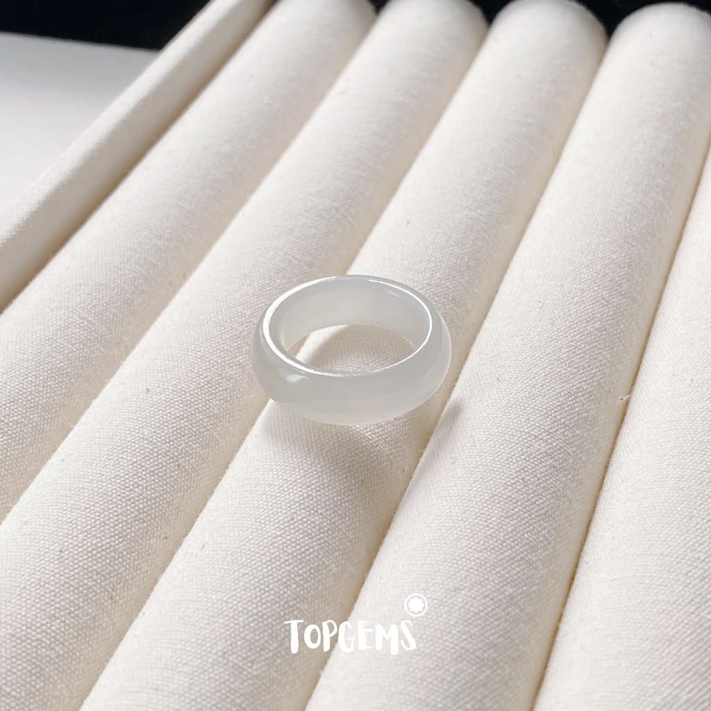 [CÓ KIỂM ĐỊNH] Tổng Hợp Nhẫn Ngọc Hoà Điền Tự Nhiên Nam Nữ Chủng Cao Đẹp TOPGEMS - HOẢ TỐC, TẶNG HỘP