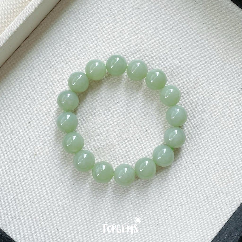 Vòng Tay Chuỗi Ngọc Hoà Điền Tự Nhiên Vòng Nhập Môn 6 li đến 12 li TOPGEMS [SHIP HOẢ TỐC] - TẶNG KÈM HỘP