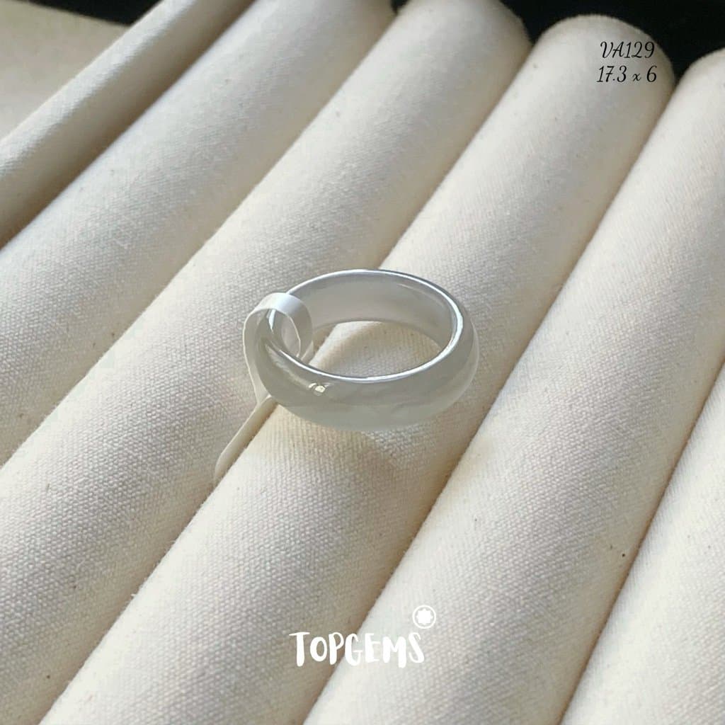 Tổng Hợp Nhẫn Ngọc Hòa Điền Tự Nhiên Phong Thủy May Mắn Dòng Cao Cấp - Chọn Mẫu Theo Mệnh & Sở Thích