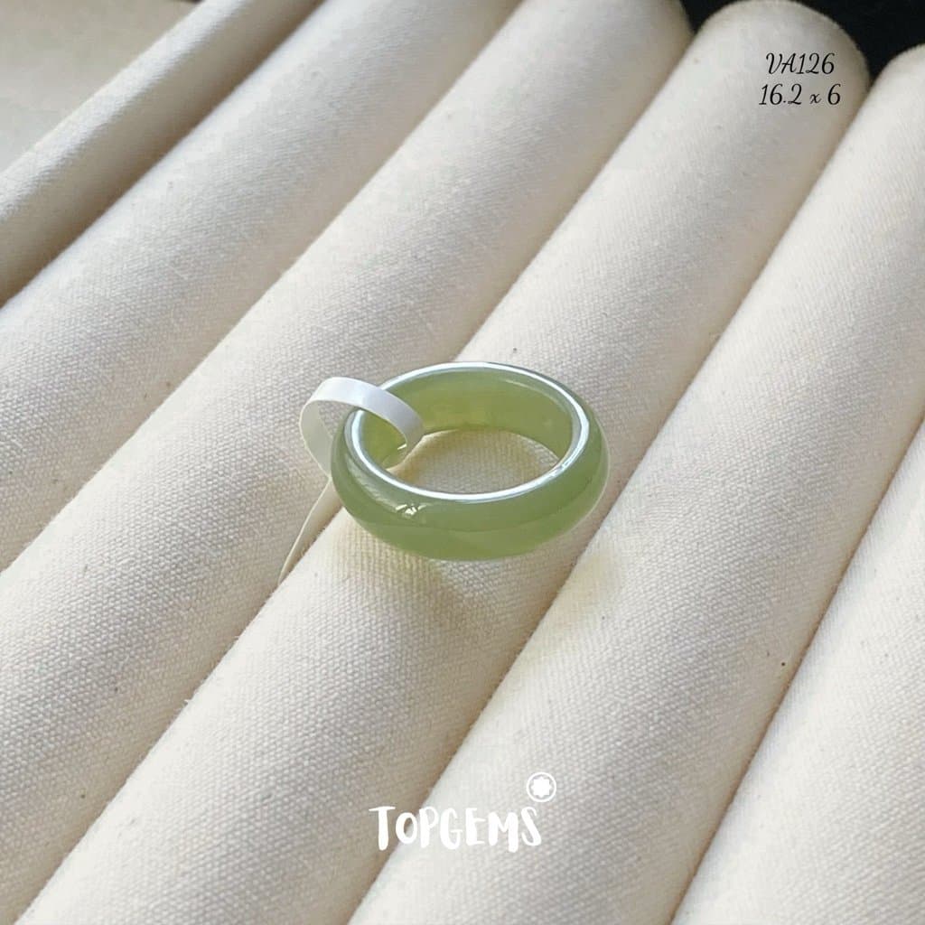 Tổng Hợp Nhẫn Ngọc Hòa Điền Tự Nhiên Phong Thủy May Mắn Dòng Cao Cấp - Chọn Mẫu Theo Mệnh & Sở Thích